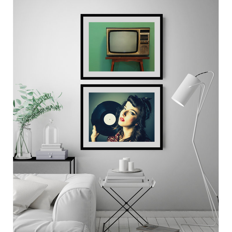 Tv - Single Picture Frame Print