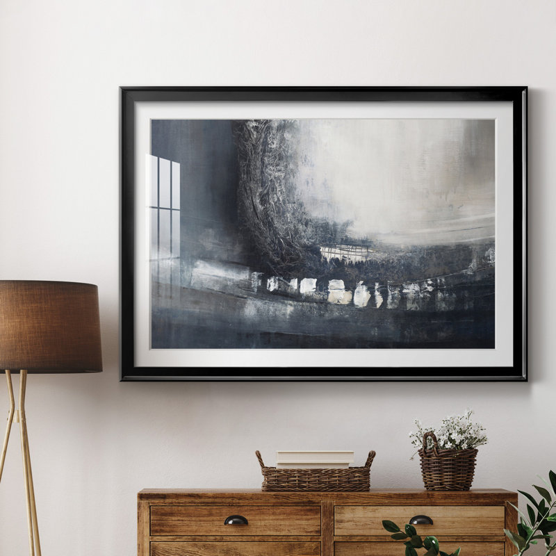 «Beyond Shadows I», reproduction d'art sur toile encadrée, Cadre noir, H 26,5 po x l 36,5 po x P 1,5 po