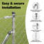Vidaxl Chain Link Fence With Posts Steel-116797809-116797813