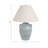 Red Barrel Studio® 24" Ceramic Jug Table Lamp, Blue With Tapered Shade