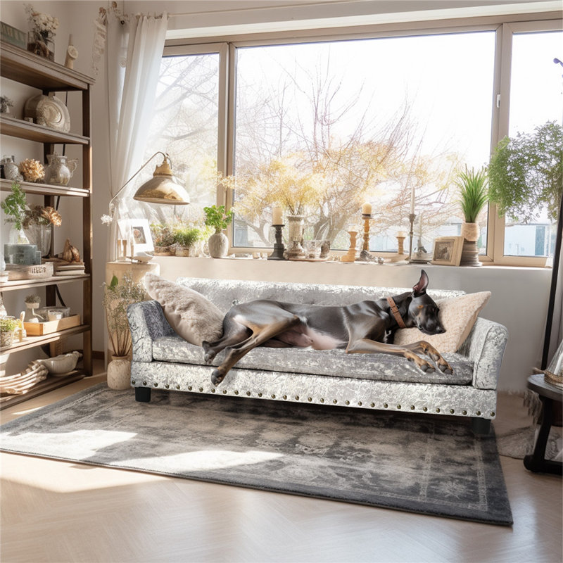 Orthopedic Pet Bed, 40cm H x 120cm W x 74cm D