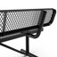 Banc d'extérieur en métal avec dossier Hadleigh-622571438
