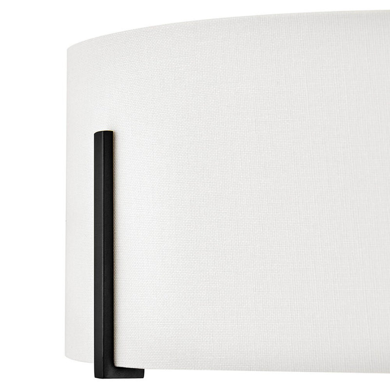 Hinkley Halle Semi Flush Mount, Black