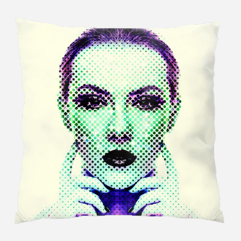 Microsuede Reversible Throw Pillow