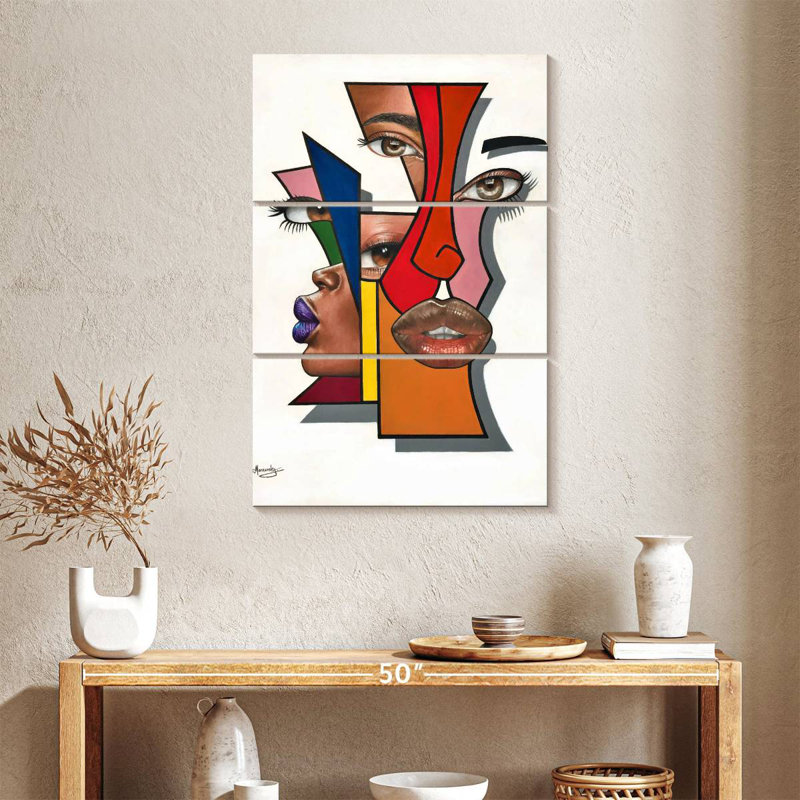 Leisha Abstract Untitled, 65" H x 42" W