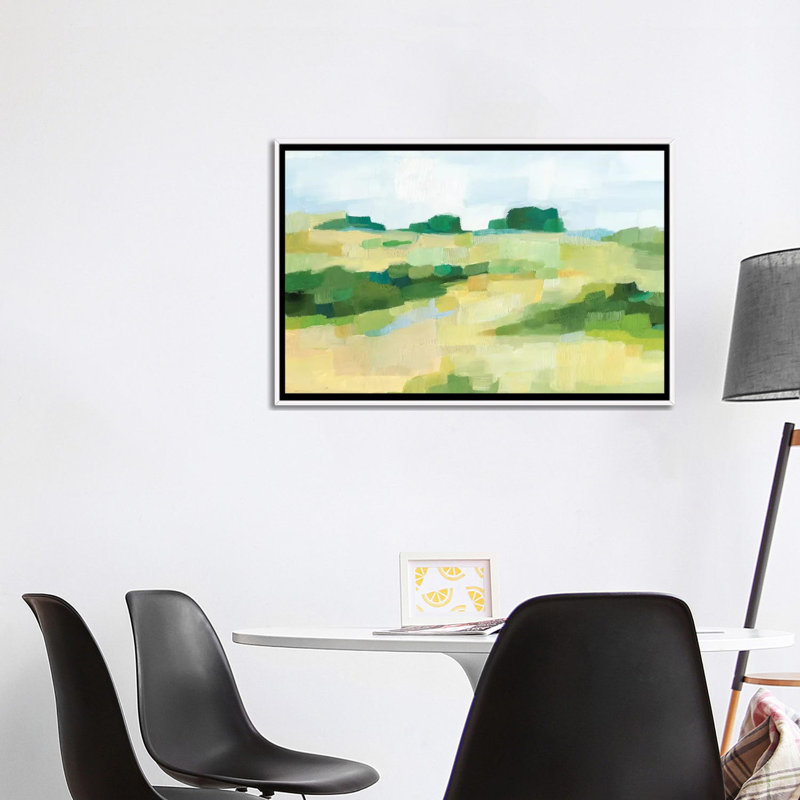 «Clover Hill II» par Ethan Harper, reproduction d'art sur toile tendue, Toile blanche encadrée, H 26 po x l 40 po x P 1,5 po