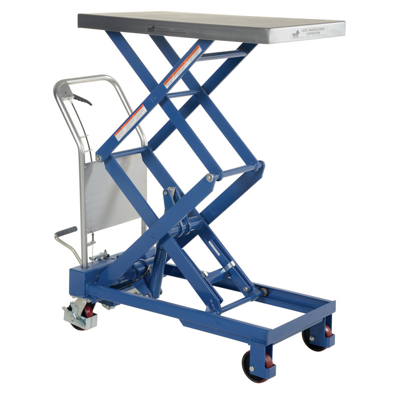 Double chariot hydraulique