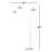 Rancho Mirage 3 Light Arc Floor Lamp - 84", Matte Black & Silver-Leaf Shade-121466840