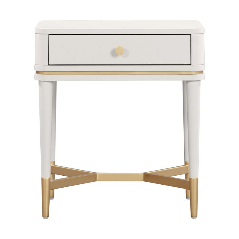 Velda Nightstand, Cream