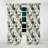 Monochrome Tropics Tropical Pattern IV - Tropical Velvet Curtain - Room Darkening - 1 panel-107597901