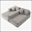 Canapé modulaire à compression avec méridienne confortable, canapé en L désossé pour le salon et la chambre à coucher, canapé-lit modulaire minimaliste-1515358519