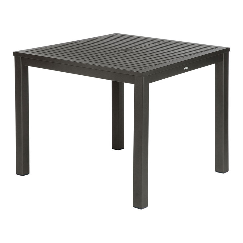 Aura Dining Table, Graphite, 29" H x 35" W x 35" D