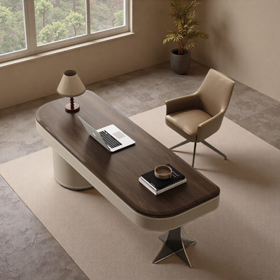 Bureau en noyer moderne moderne