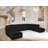 Hurlburt Upholstered Curved Sectional with Ottoman Reversible-89266414