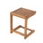 Harry Patio C-Shaped Acacia Wood Side Table