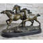 Statue en bronze cheval sauvage au galop Mustang Ranch Hot Cast Figurine