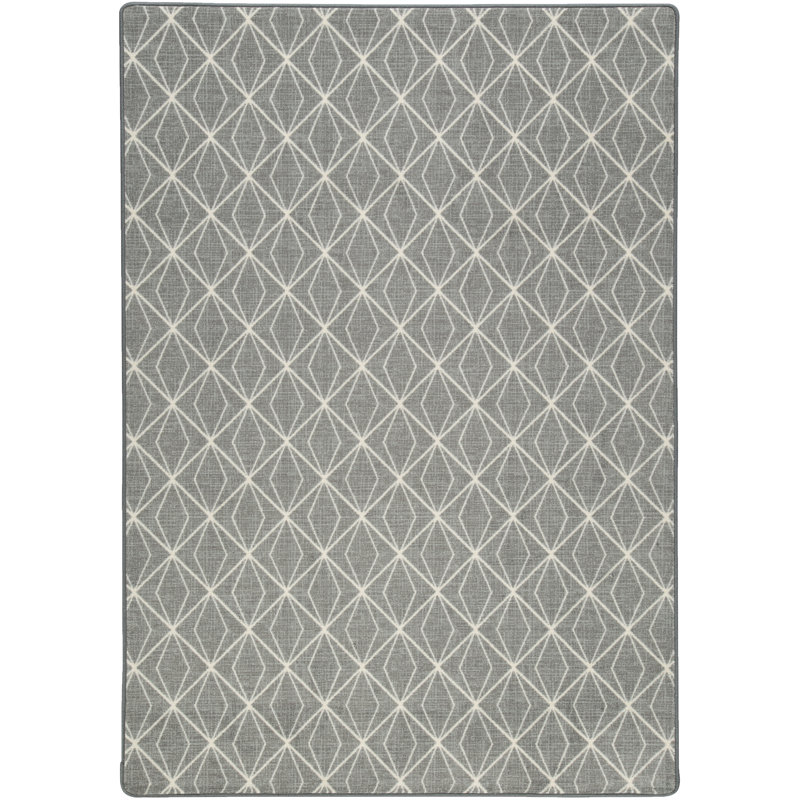 Tapis turquoise Imagine, Rectangle 7 pi 8 po x 10 pi 9 po
