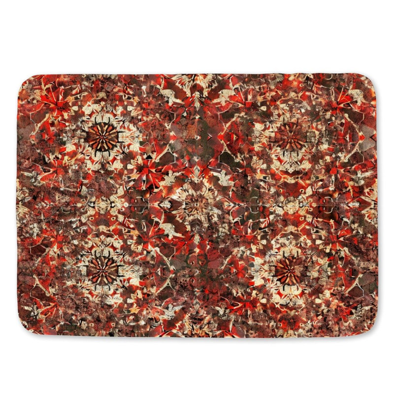 Dashiya Microfiber / Microsuede Non-Slip Bath Mat, 21"W x 34"L