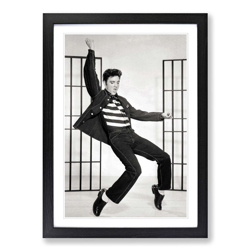 Single Picture Frame Print, Black