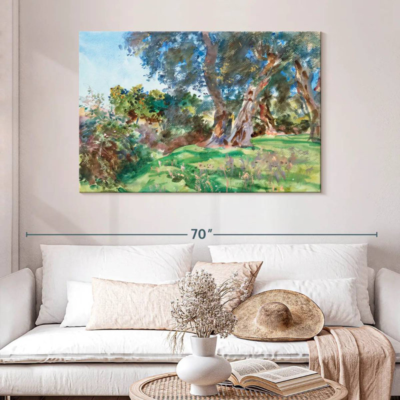 Harnek Olive Trees Corfu 1909, 32" H x 48" W