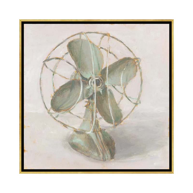« Old School II » par Ethan Harper, reproduction d’art, Toile encadrée d'or, H 37 po x l 37 po x P 1,5 po, Pas de tapis