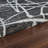 Machine Washable Archie Black/Gray Rug-2011804152