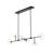 6-light Glass Linear Kitchen Island Chandelier-1189815916