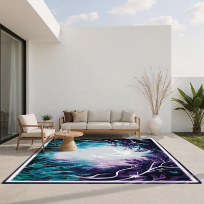 Tapis intérieur et extérieur Dewdrop Haven