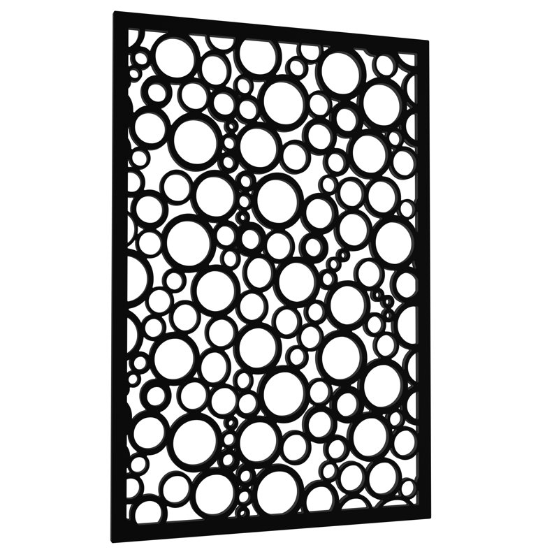 Paravent 48 po x 32 po, Noir