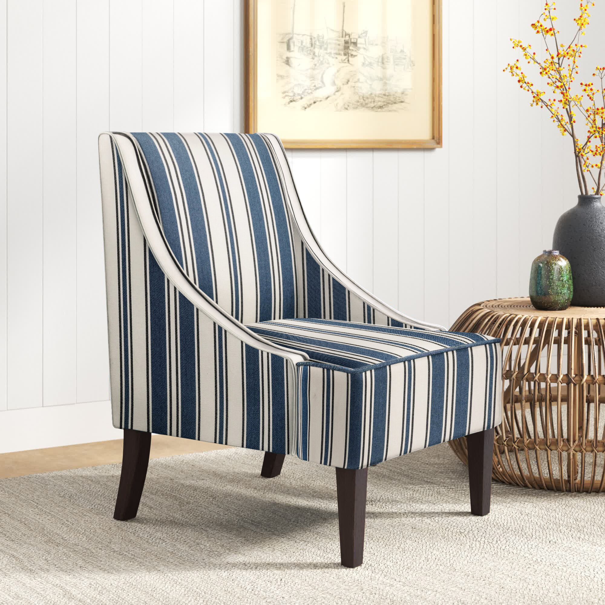 Wayfair 2024 striped chair