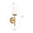 Ofeliya Armed Sconce-609803899