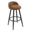 Ackeron Upholstered Counter Stool with Metal Frame-308496241