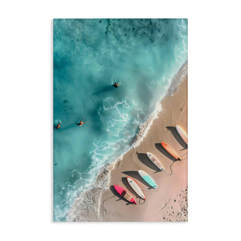 «Beached Boards Shoreline», conception par LSR Design Studio, H 24 po x l 16 po