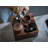 Walnut Espresso Tamping Station 54mm for Breville Coffee Accessories Organizer Tamper, Distributor Portafilter Holder Stand, Espresso Tools Storage