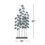 Getuta Teal Metal Sculpture