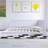 80"X58" Full Size Wood White Bed-106736544