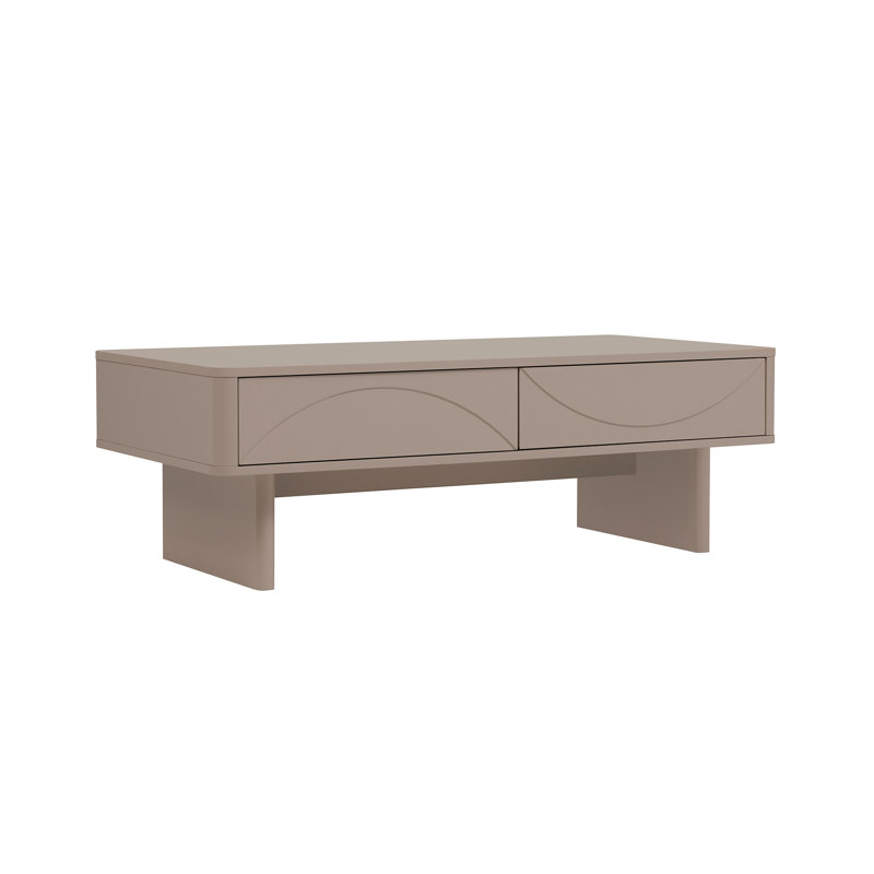 Table basse Ella de 47 po en moka (table incluse seulement), Moka