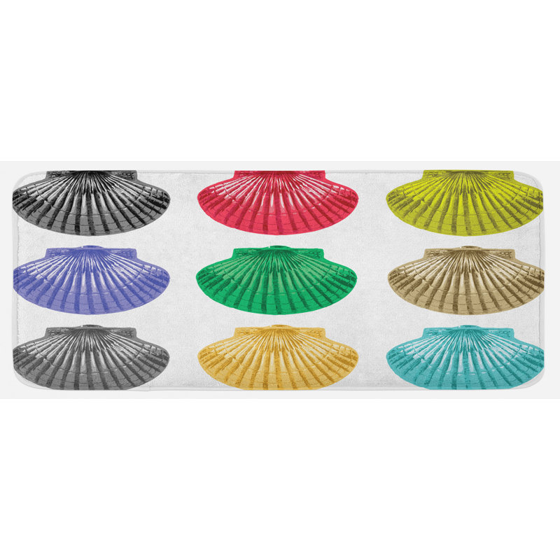 Tapis de cuisine de coquillage