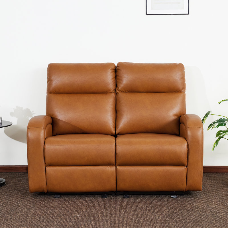 Causeuse inclinable électrique Zero, Brun cognac