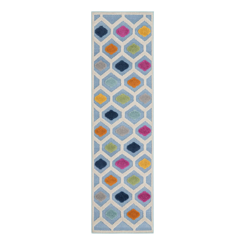 Noord Aruba Indoor/Outdoor Rug, Runner 2' x 8'