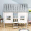 Lit mezzanine simple en bois