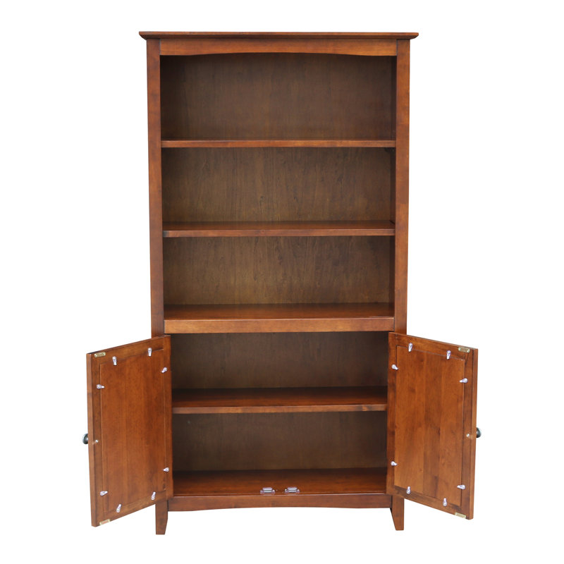 Bibliothèque standard DUFREEN, Espresso, (5 tablettes) H 60 po x l 32 po x P 12 po
