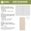 Ensemble mural de lattes de teinture Heritage Heritage avec l 1 po x H 94 1/2 po-94481914