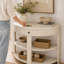 Console demi-lune avec tiroir Wilton-1206055984
