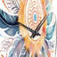 Horloge murale pastel Boho Dreamcather-93383703