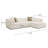Cream Linen Sectional-110403270