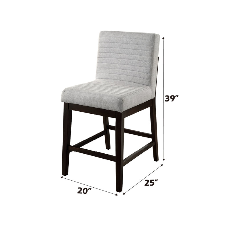 Chaise à hauteur de comptoir Edwyn (ensemble de 2)
