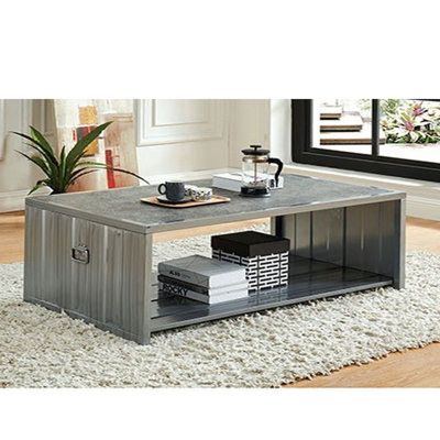 Table basse avec rangement à chariot Mcglynn