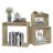vidaXL Nesting Table Engineered wood Small Stackable-2139711104-2139711105