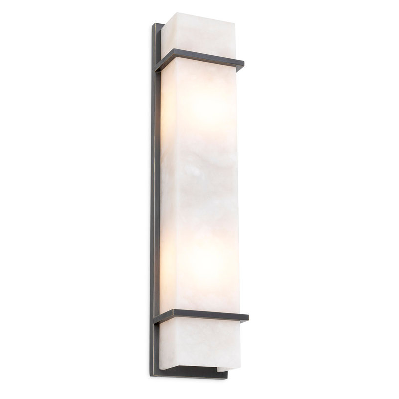 Spike Iron Flush Mounted Sconce, 23.62" H x 5.12" W x 3.54" D